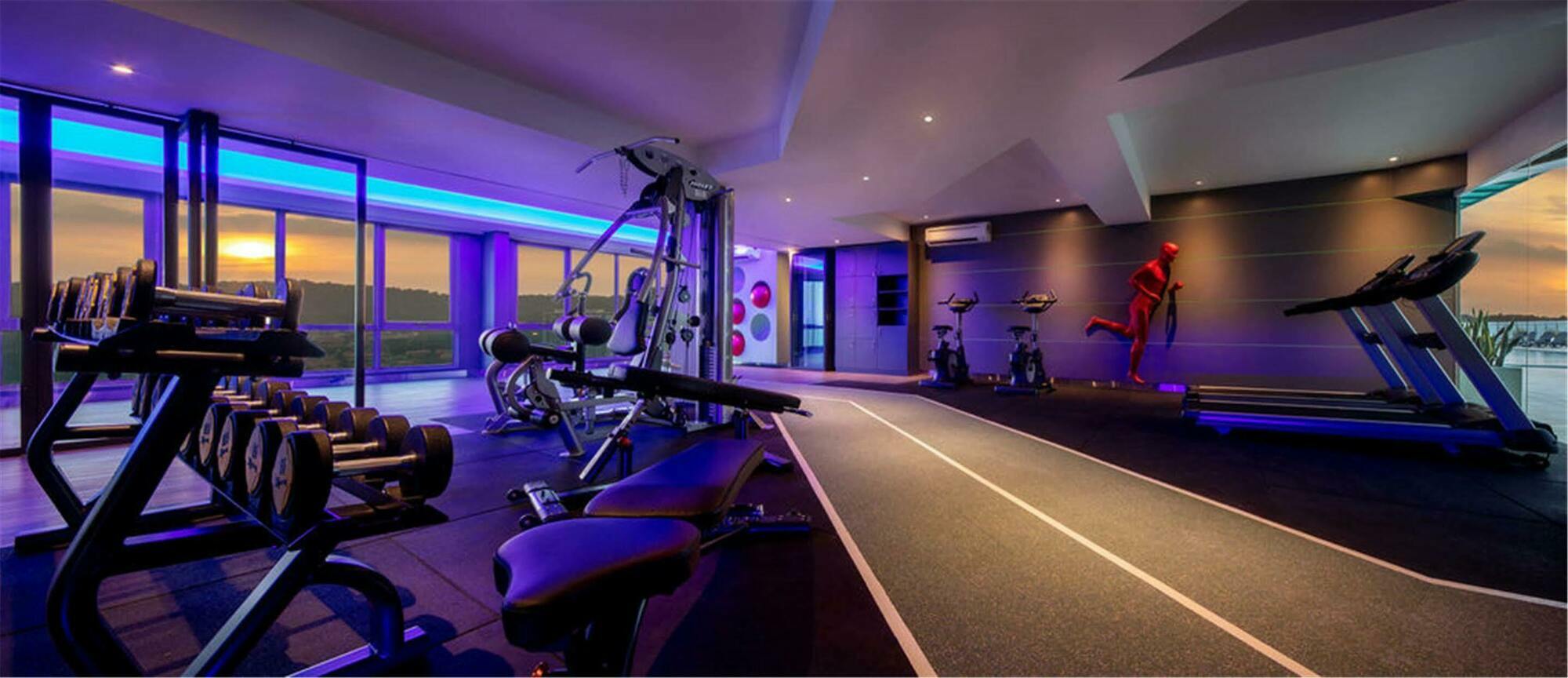 Отель Dorsett Hartamas Куала-Лумпур Экстерьер фото The gym at the 108 Pancrasset